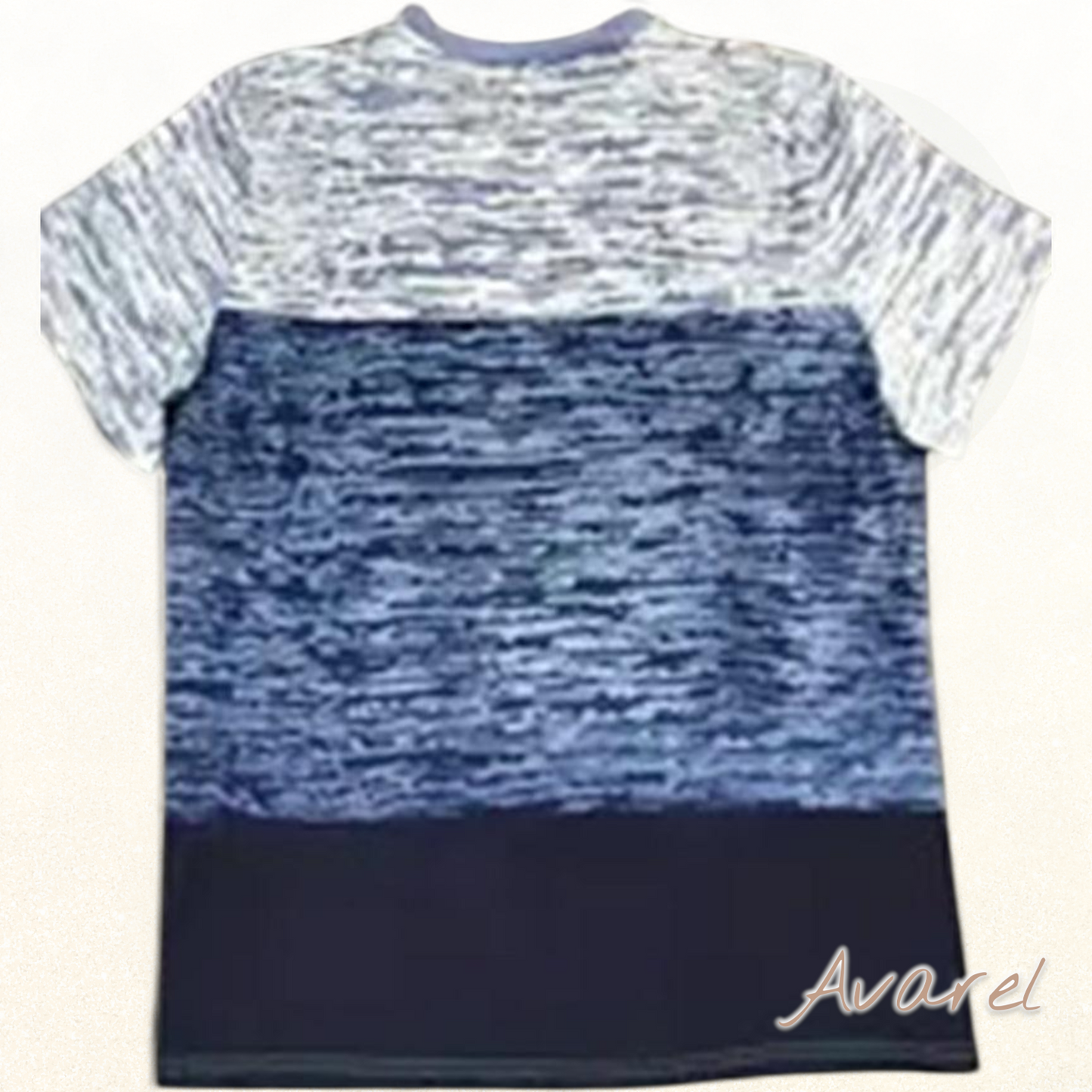 Stylisch Kurzarm T-Shirt mit Kontrastfarb und Rundhalsausschnitt