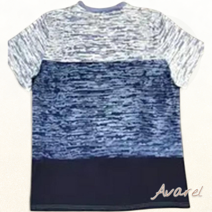 Stylisch Kurzarm T-Shirt mit Kontrastfarb und Rundhalsausschnitt