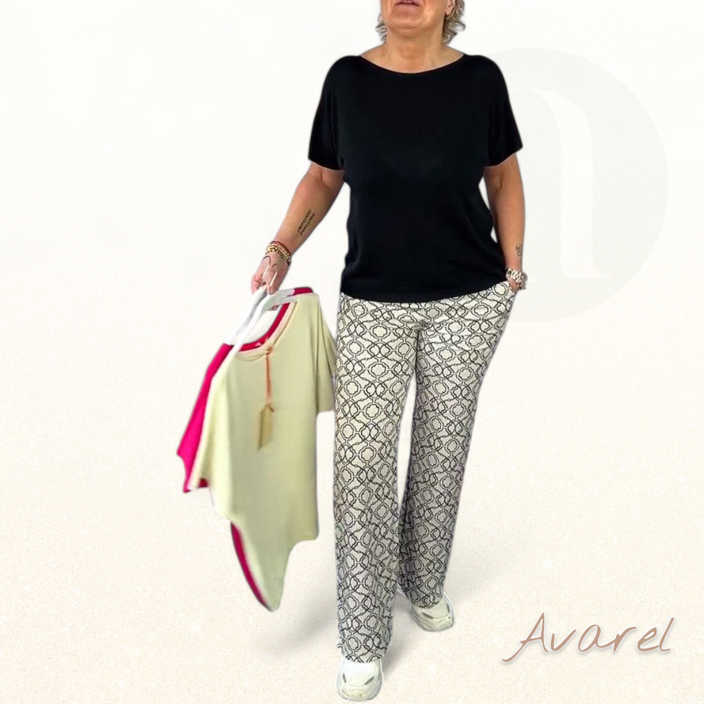 Stylischs einfarbigs Freizeit-T-Shirt mit bequemem Rundhalsausschnitt