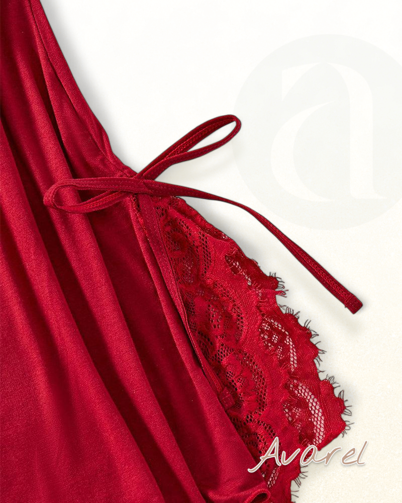 Verführerische sexy Dessous mit tiefem V-Ausschnitt