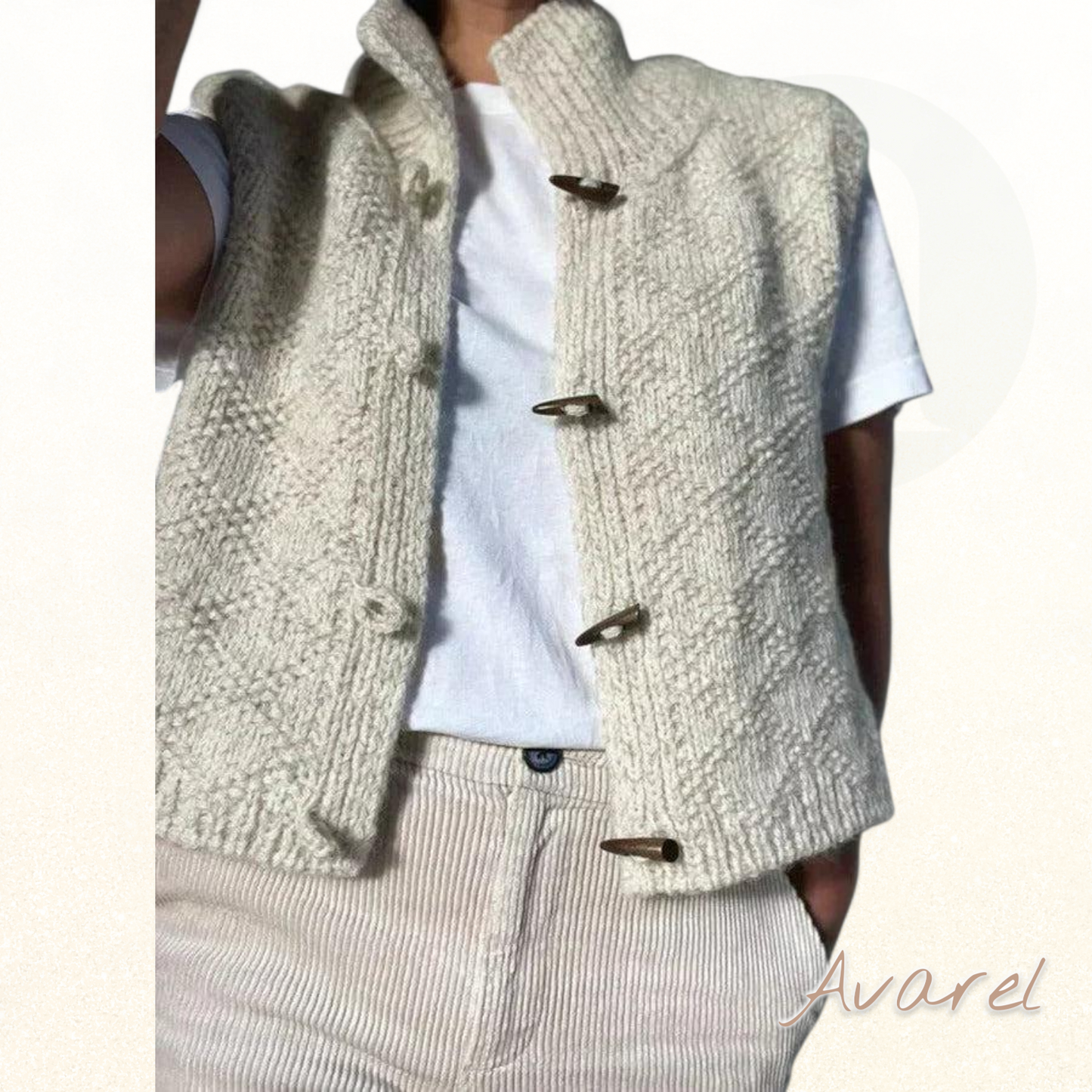 Chic Frauä Pullover Cardigan - Däl ultimativ trendy und stilvoll Look