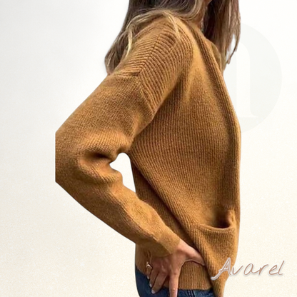 Cartoon Strickjacke modisch komfortabel mit Vordertasche leicht für Wärme und Stil