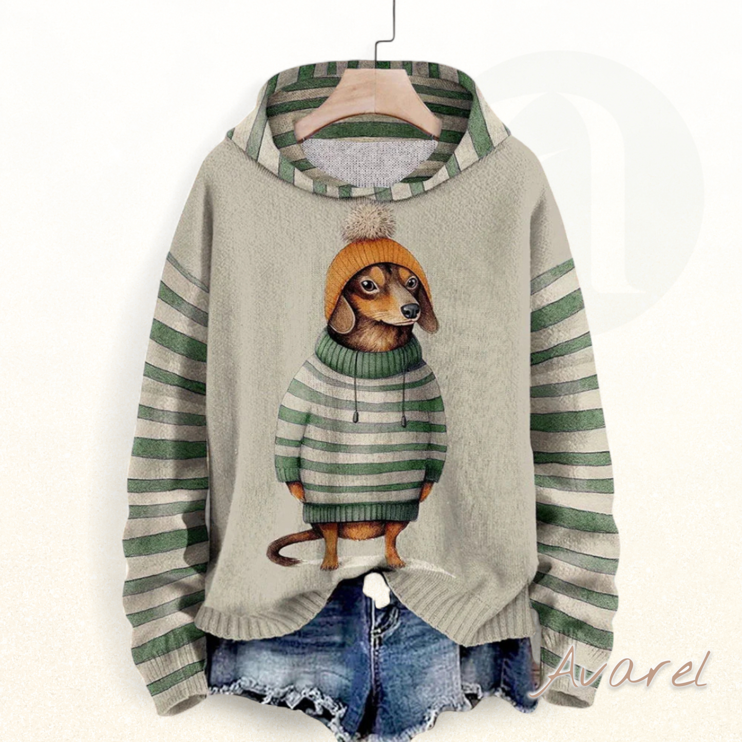 Damen Stylisch Polo Fajime mit Trendigem Muster – Das Ultimative Winter-Modeaccessoire