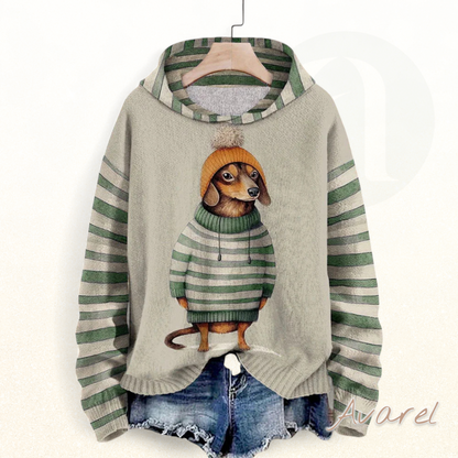 Damen Stylisch Polo Fajime mit Trendigem Muster – Das Ultimative Winter-Modeaccessoire