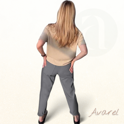 Hose im klassisch einfarbige Design – bequem und lässig in gerader Passform