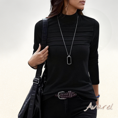 Elegante Top mit Slim Fit und plissiertem Design für e stylishe Look