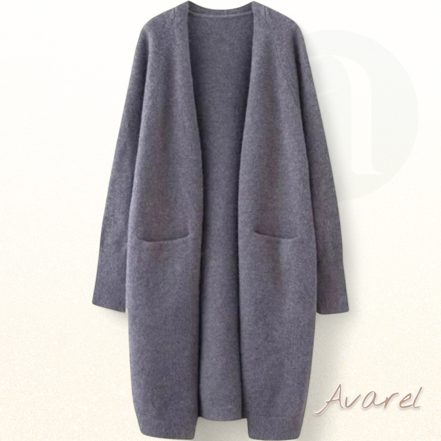 Damen warmer gestrickter lange und elegante Jacke für Winter — das perfekte Zusammespiel vo Gemüet und Stil