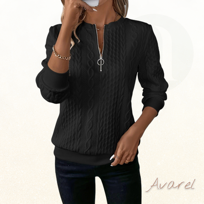 Ampelglühbirne | Modischer Pullover mit Front-Reissverschluss für ultimativen Komfort und beeindruckenden Stil