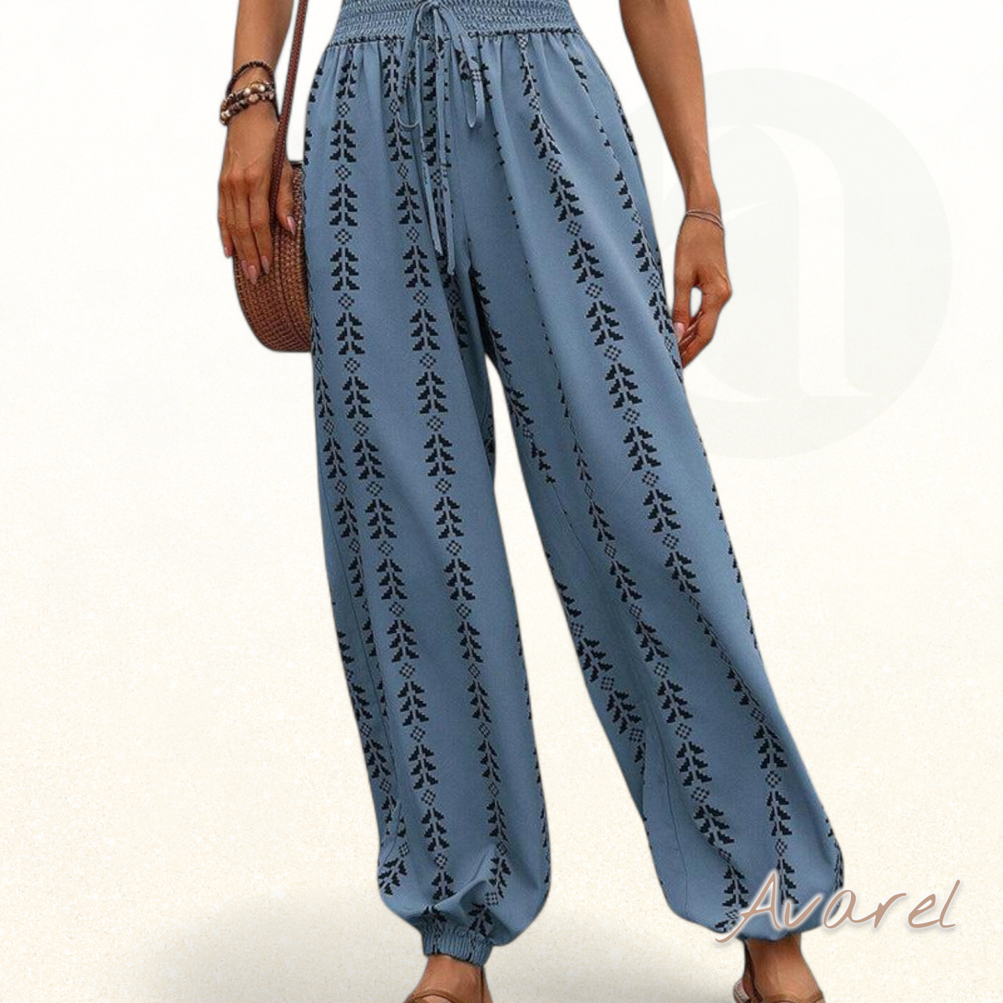 Bequemi Casual Bloomers mit moderne geometrischs Druckdesign