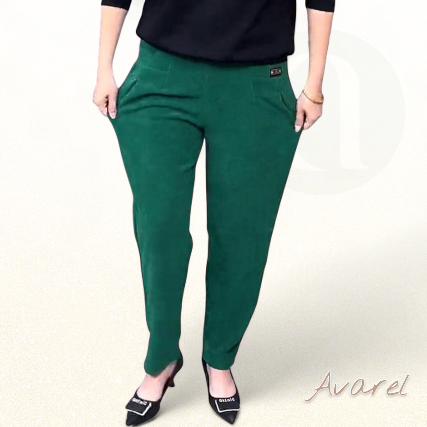 Modischi einfarbigi Stretch-Skinny-Hosen für perfekte Passform