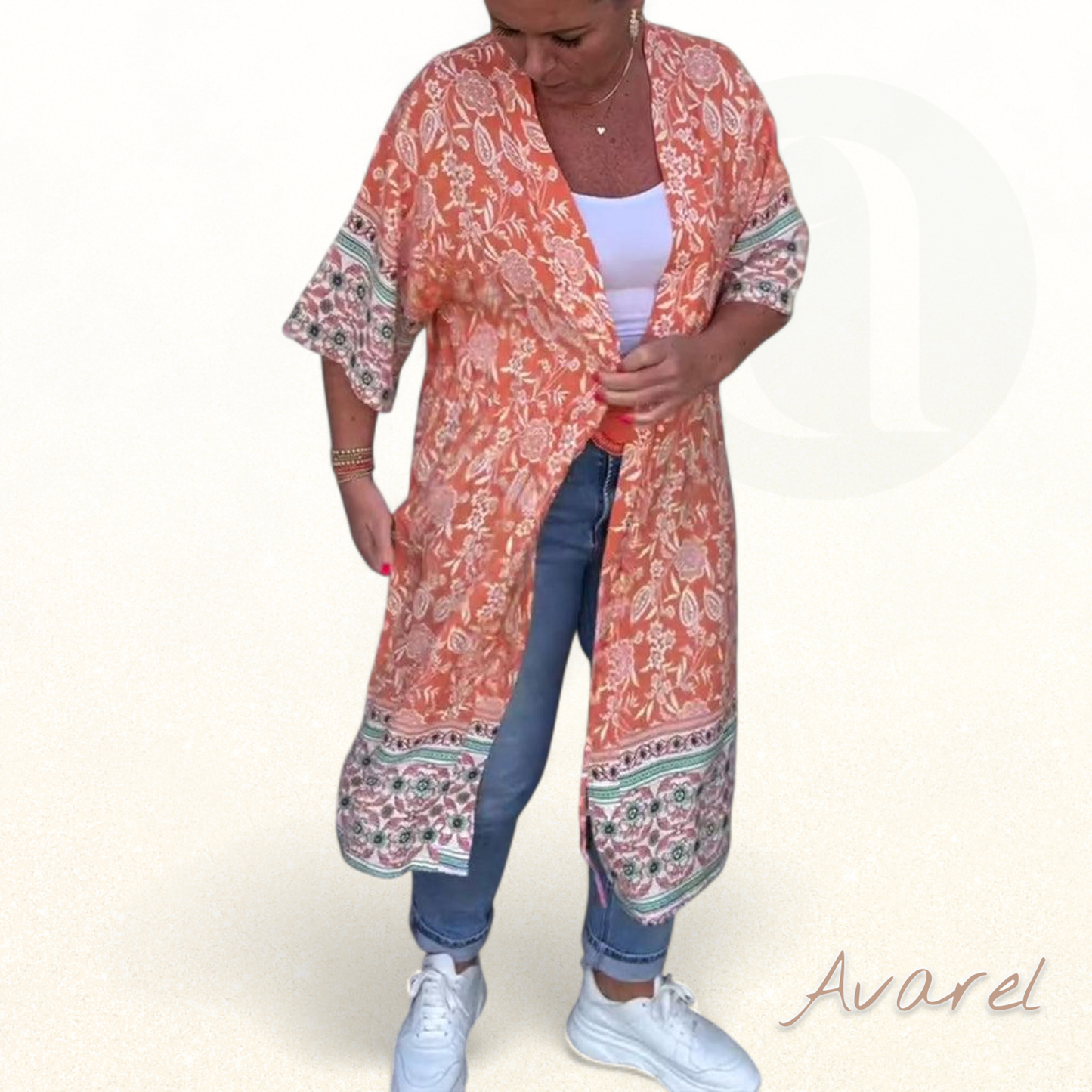 Stylischer Bedruckter Urlaub-Standmantel Für Dr Perfäkte Strandlook