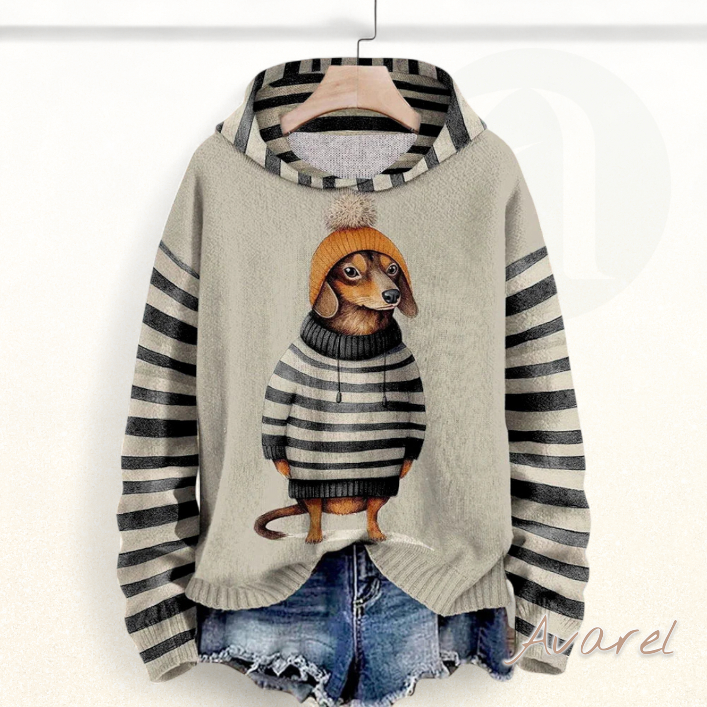 Damen Stylisch Polo Fajime mit Trendigem Muster – Das Ultimative Winter-Modeaccessoire