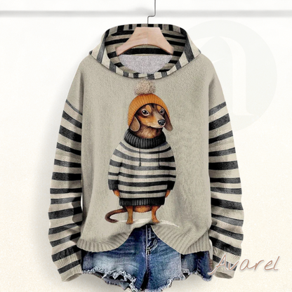 Damen Stylisch Polo Fajime mit Trendigem Muster – Das Ultimative Winter-Modeaccessoire