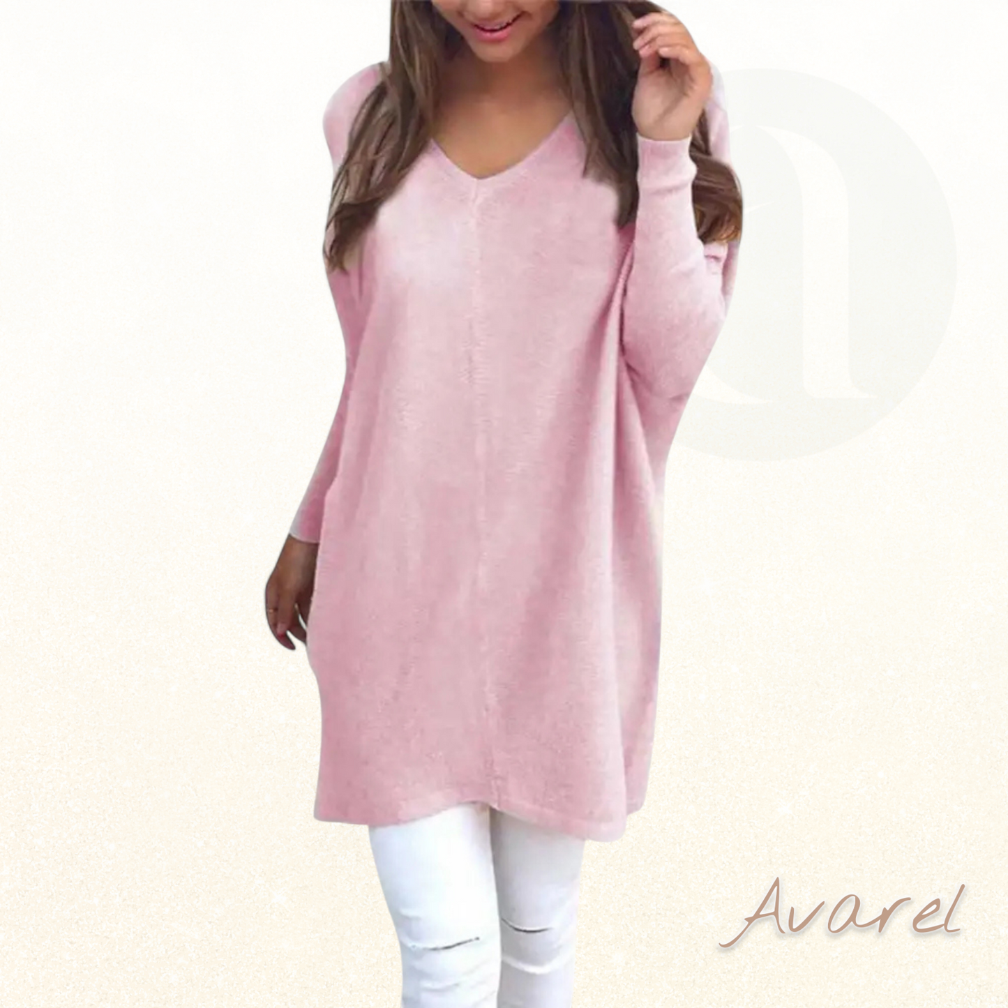 Chic Damen-Cardigan mit elegant langem Hals und langen Ärmeln – Perfekt für jede Gelegenheit