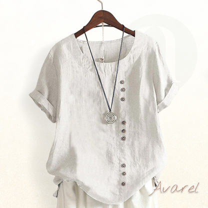 Stilvolligs eifärgigs Kurzaröm-Oberteil für jeden Anlass