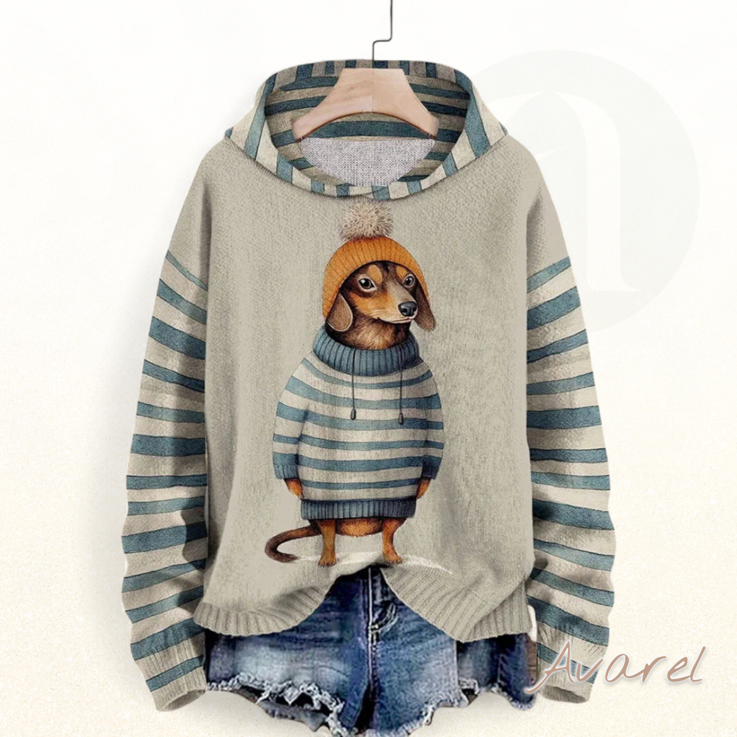 Damen Stylisch Polo Fajime mit Trendigem Muster – Das Ultimative Winter-Modeaccessoire