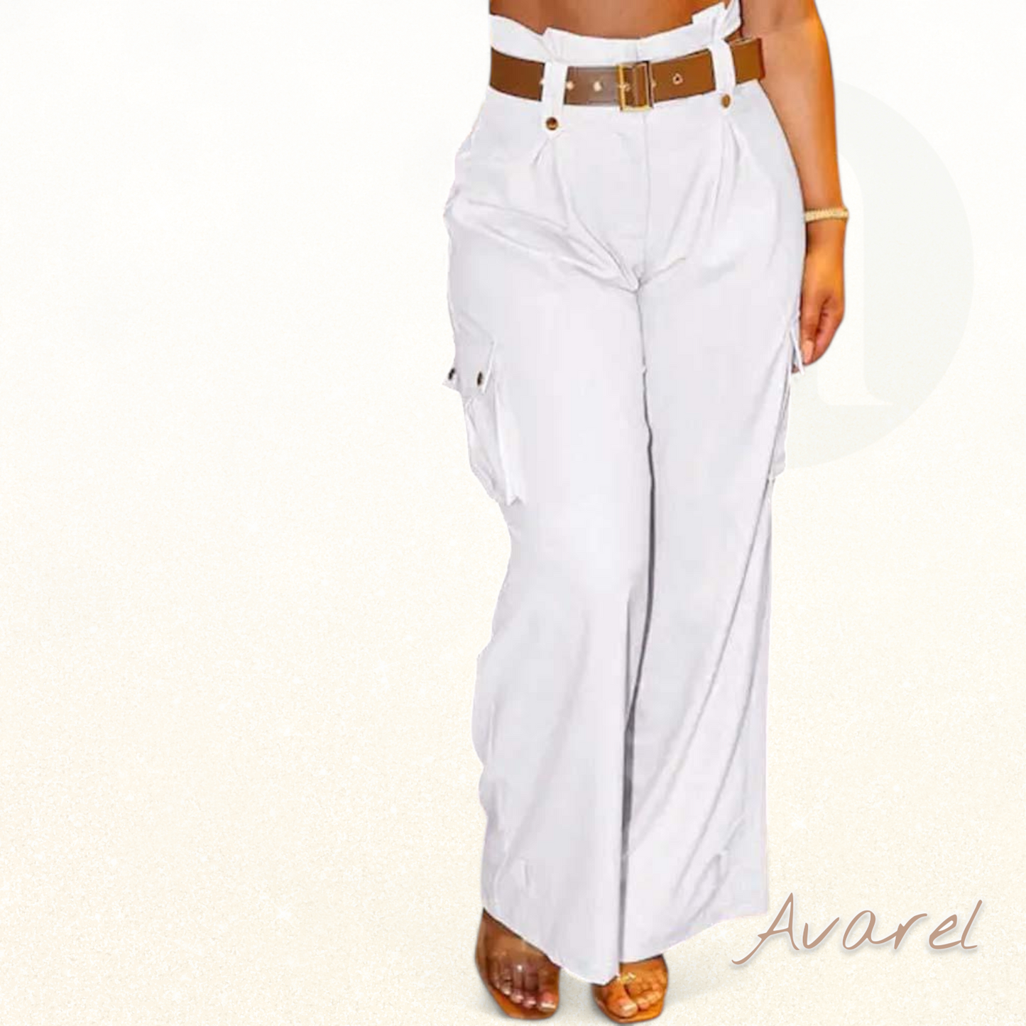 Bequemi Cargohose mit stilvolle einfarbige Taschen