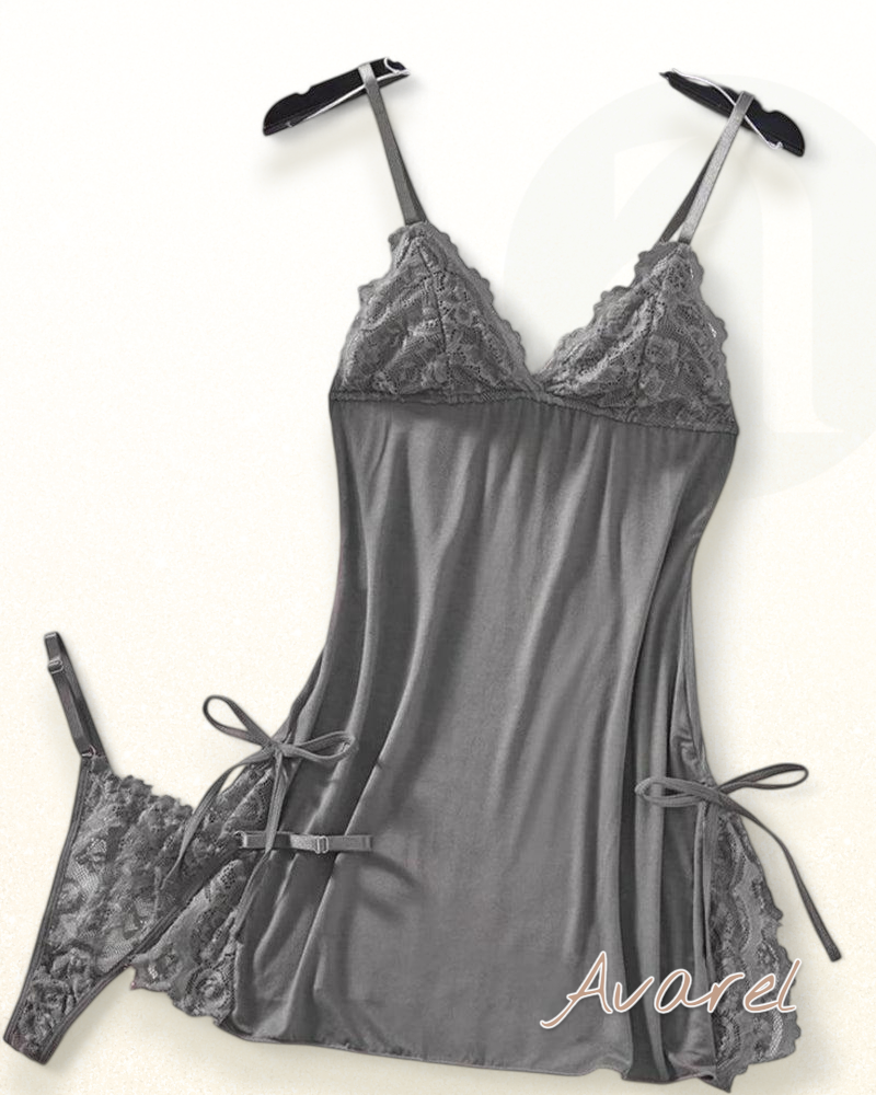 Verführerische sexy Dessous mit tiefem V-Ausschnitt