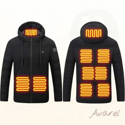 Komfortabli gepolsterte Jacke mit innovativer Heiztechnik für optimalen Komfort