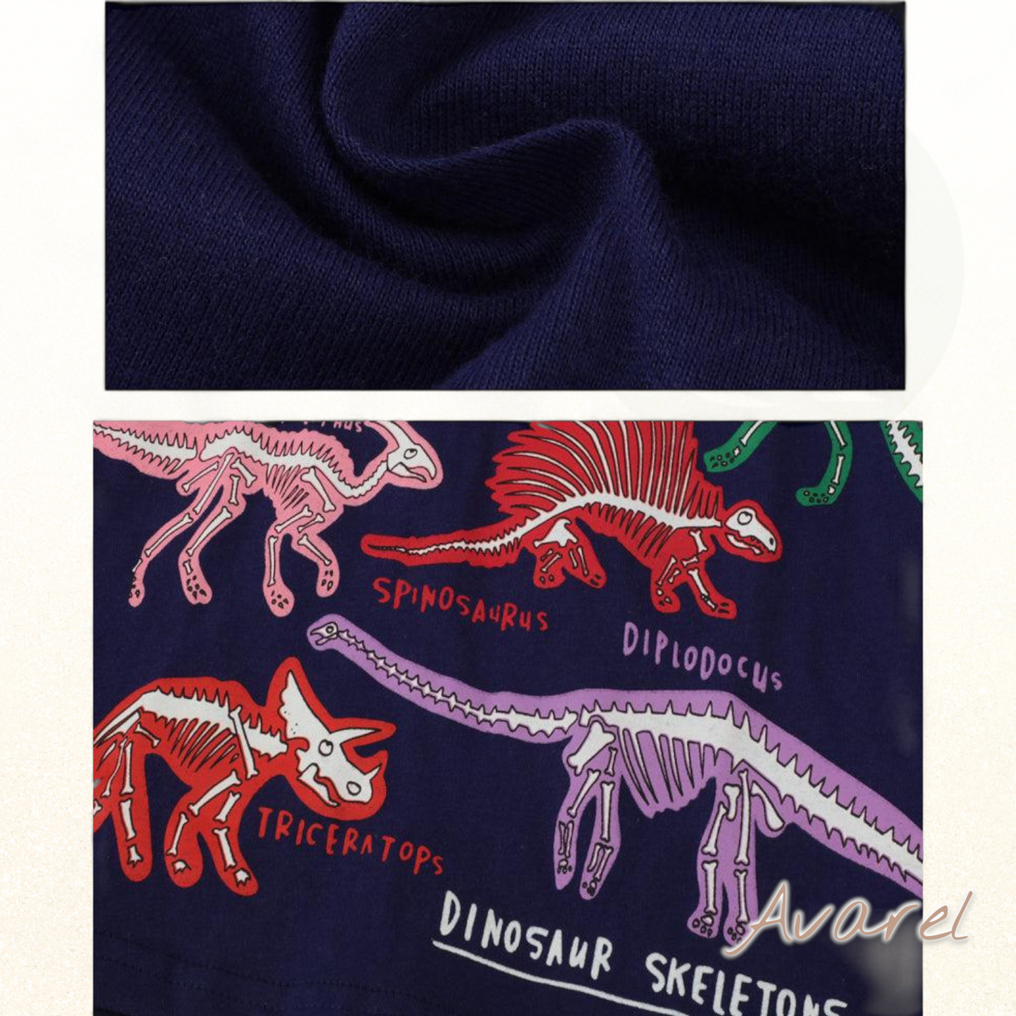 Läbenswiltigs Chind-T-Shirt mit fasziniert Dämonstrier-Design, das glüet