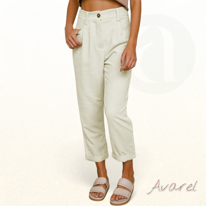 Eleganti geradi Passform Hose mit hohe Taille für en styliche Look