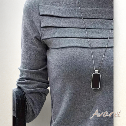 Elegante Top mit Slim Fit und plissiertem Design für e stylishe Look