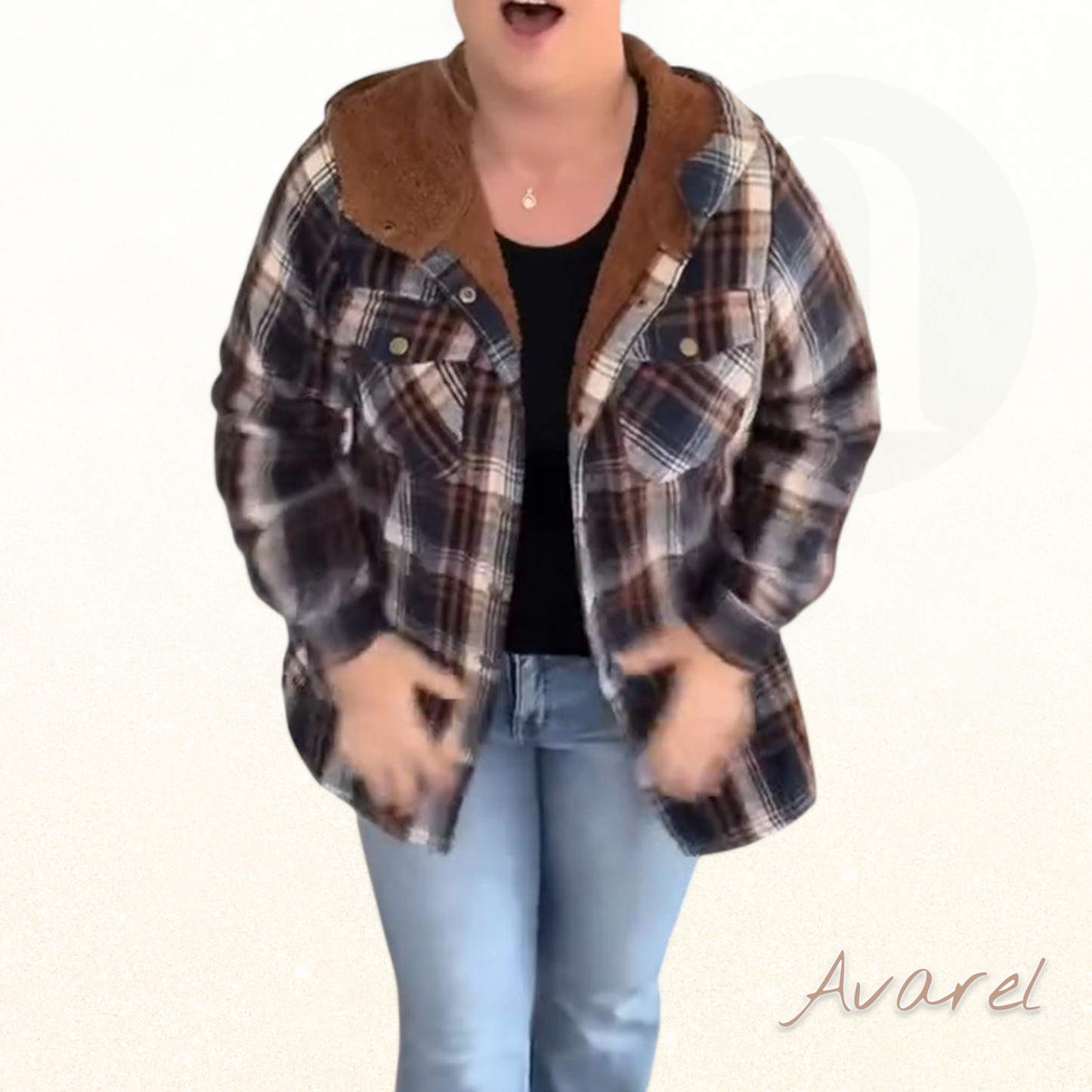 Stilvoll kariert Kapuzen-Wollmäntel für ultimative Bequemlichkeit und zeitlose Eleganz