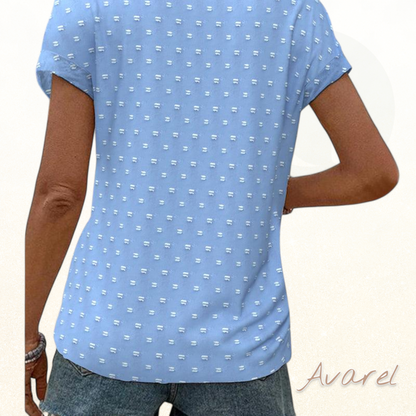 Eleganti blueti Bluse mit trendy Drop-Shoulder-Design