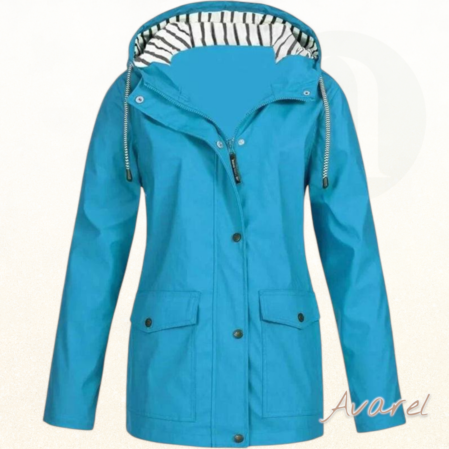 Frauenjacke mit wasserdichem und winddichtem Schutz