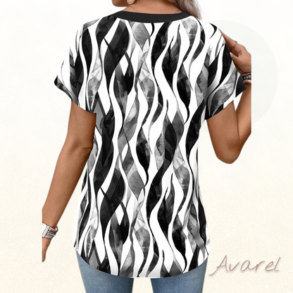 Lässigs bedruckts T-Shirt für jeder Anlass