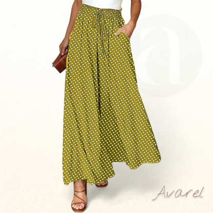 Schlauch mit Polka-Punktmuster, langer Druckdesign