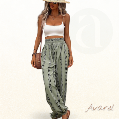 Bequemi Casual Bloomers mit moderne geometrischs Druckdesign