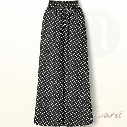 Schlauch mit Polka-Punktmuster, langer Druckdesign