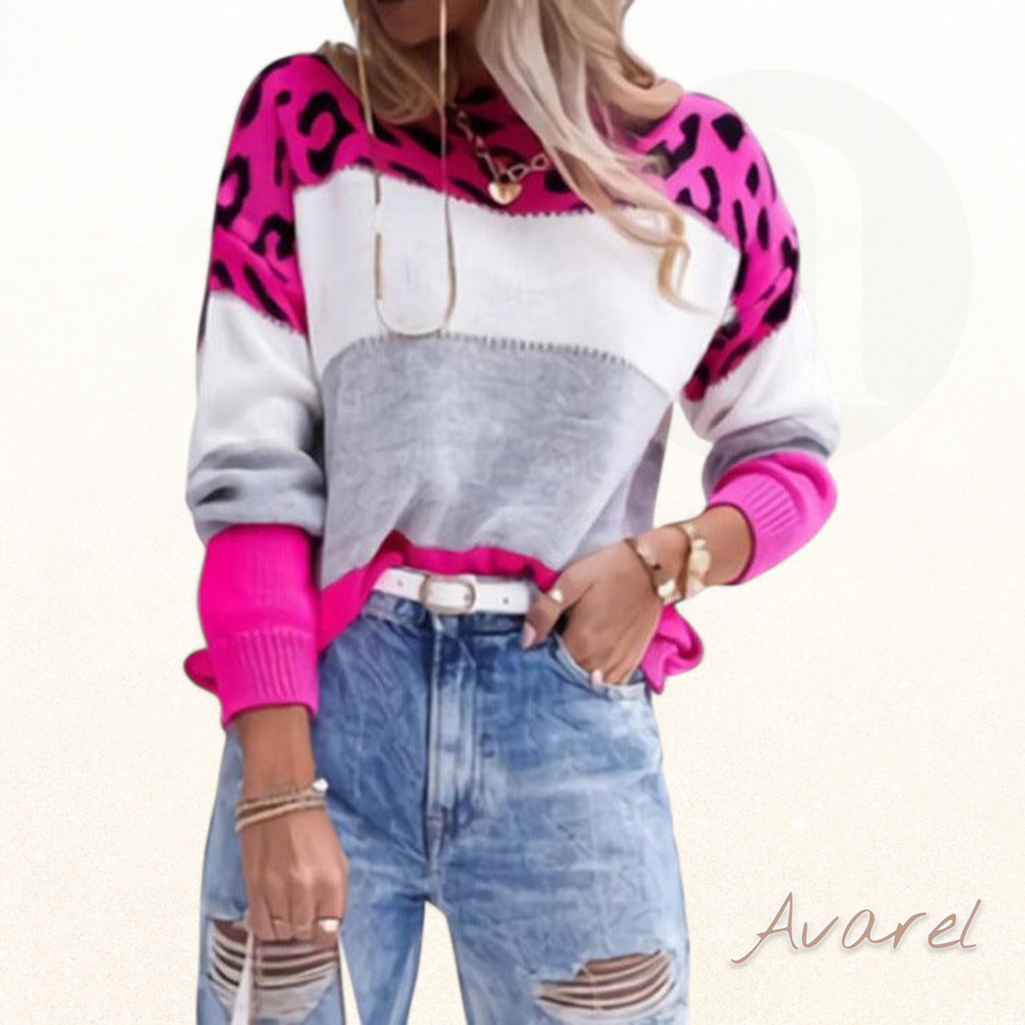 Damentypischer Stylischer Top mit Lebendige Druck-Design – Gmüetlechi Komfort und Trendige Eleganz