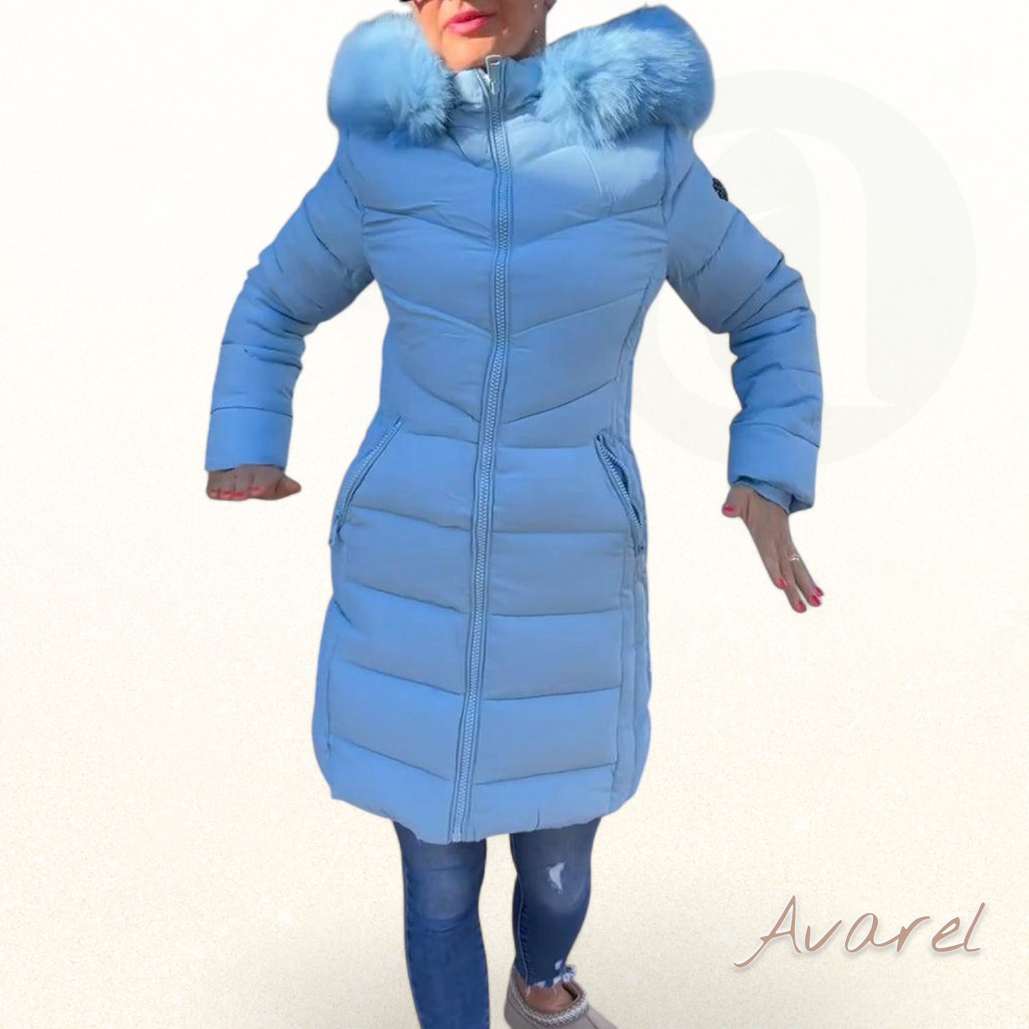 Bequemi ewazwärti wattieri Jacke mit Reissverschluss und praktische Tasche