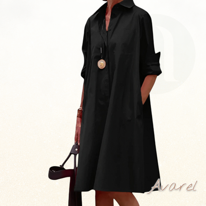 Batina – Elegantes Chic Frühlingskleid mit beeindruckendem Polo-Kragen