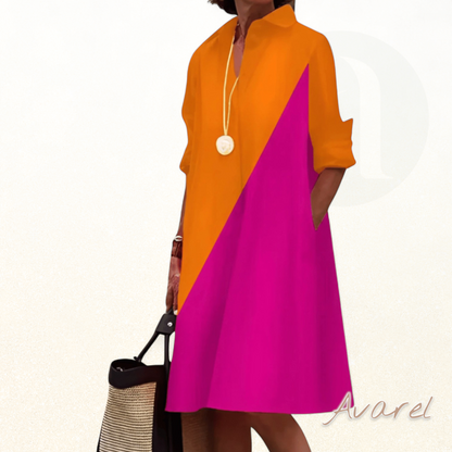 Batina – Elegantes Chic Frühlingskleid mit beeindruckendem Polo-Kragen