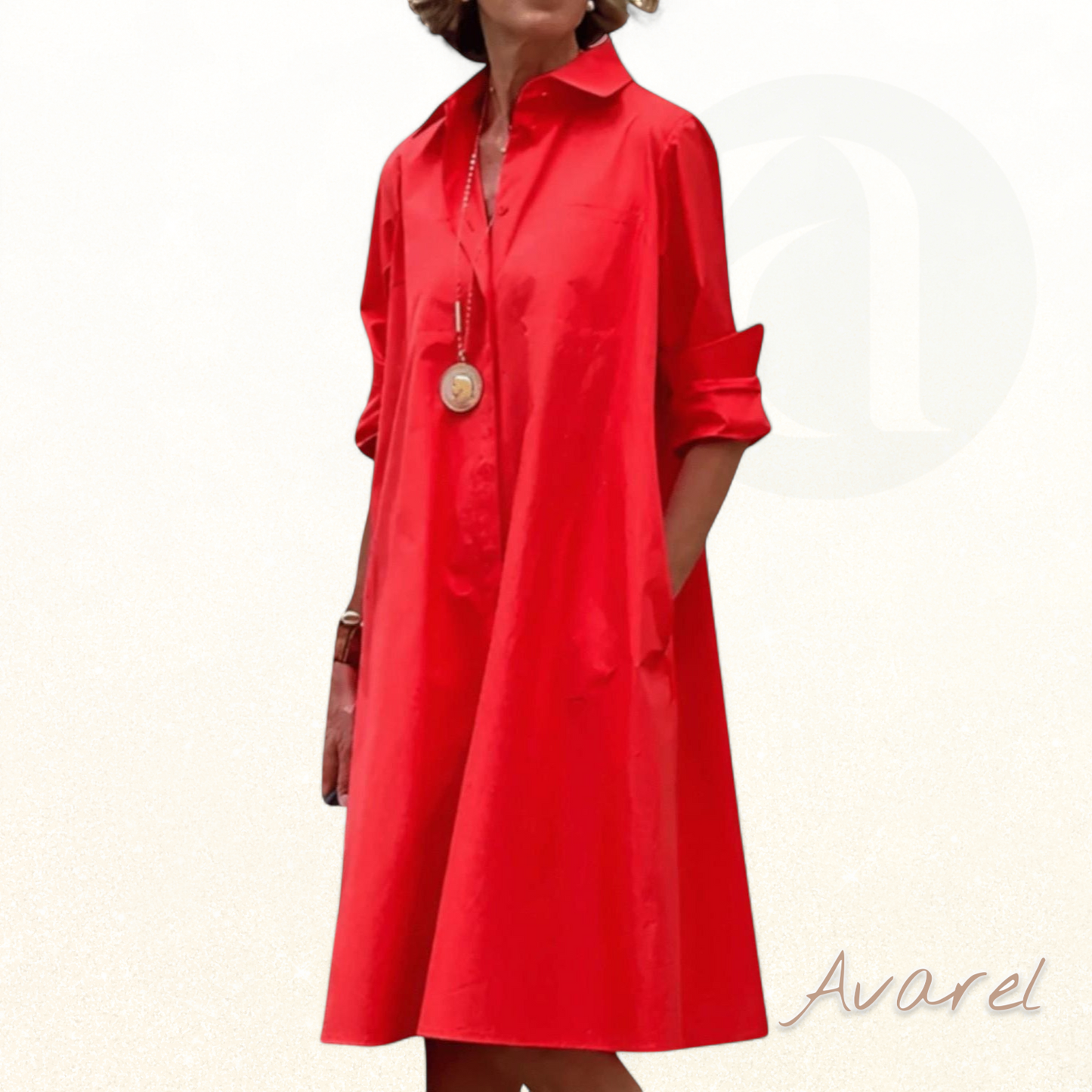 Batina – Elegantes Chic Frühlingskleid mit beeindruckendem Polo-Kragen