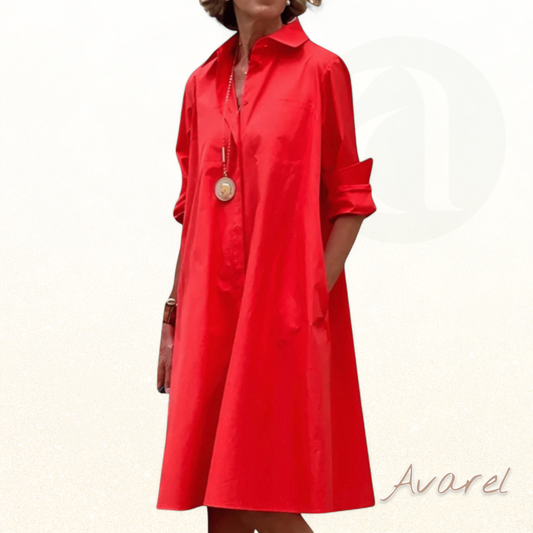 Batina – Elegantes Chic Frühlingskleid mit beeindruckendem Polo-Kragen