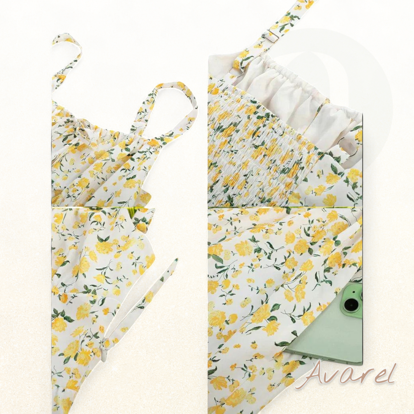 Bequeme und gemütliche Sommerrobe mitpraktischen Taschen