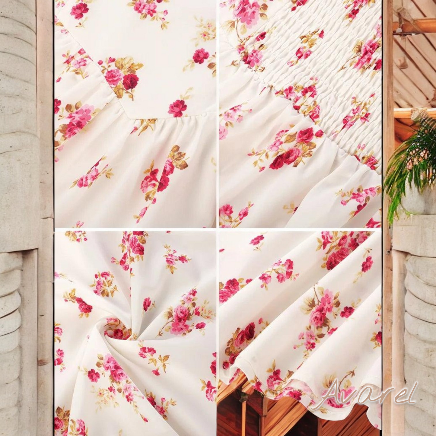 Bequeme und gemütliche Sommerrobe mitpraktischen Taschen