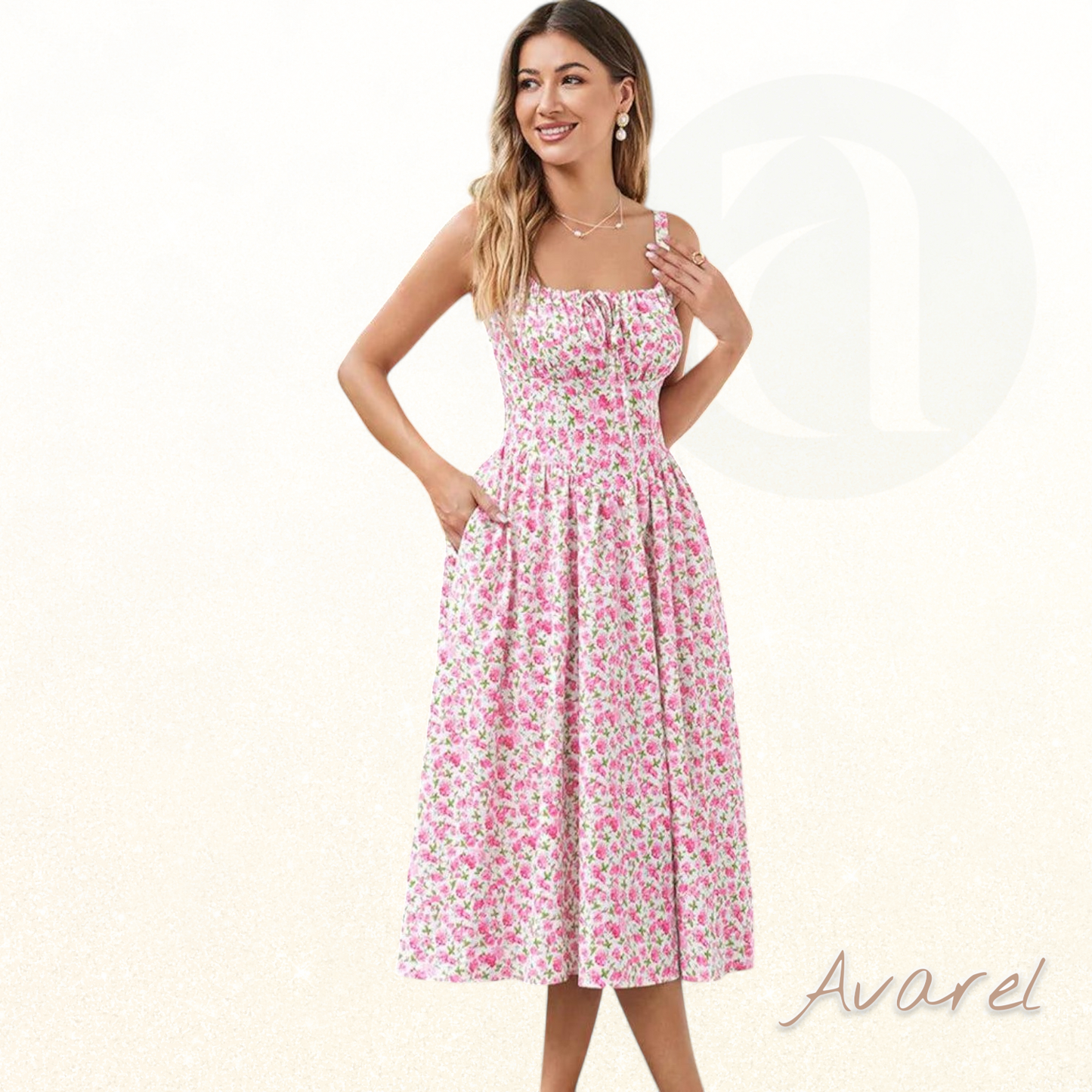 Bequeme und gemütliche Sommerrobe mitpraktischen Taschen