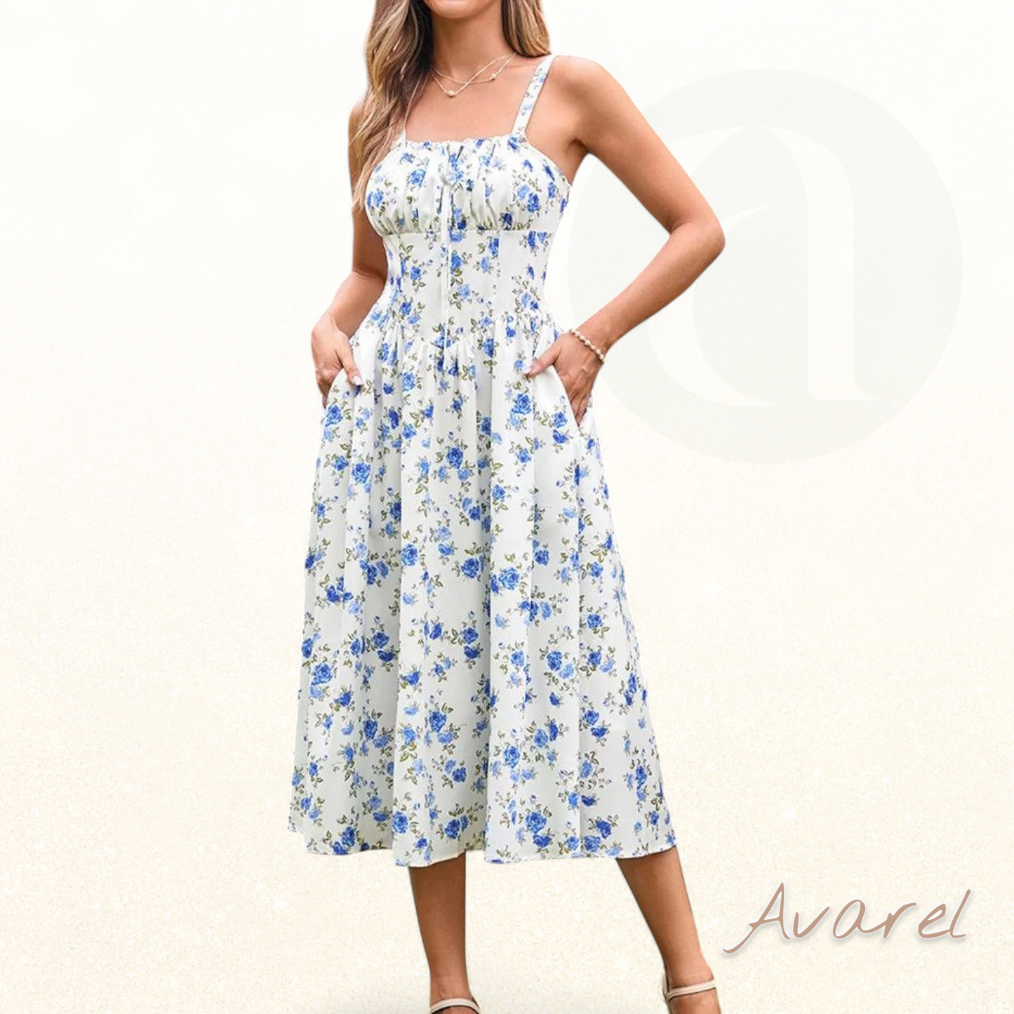 Bequeme und gemütliche Sommerrobe mitpraktischen Taschen