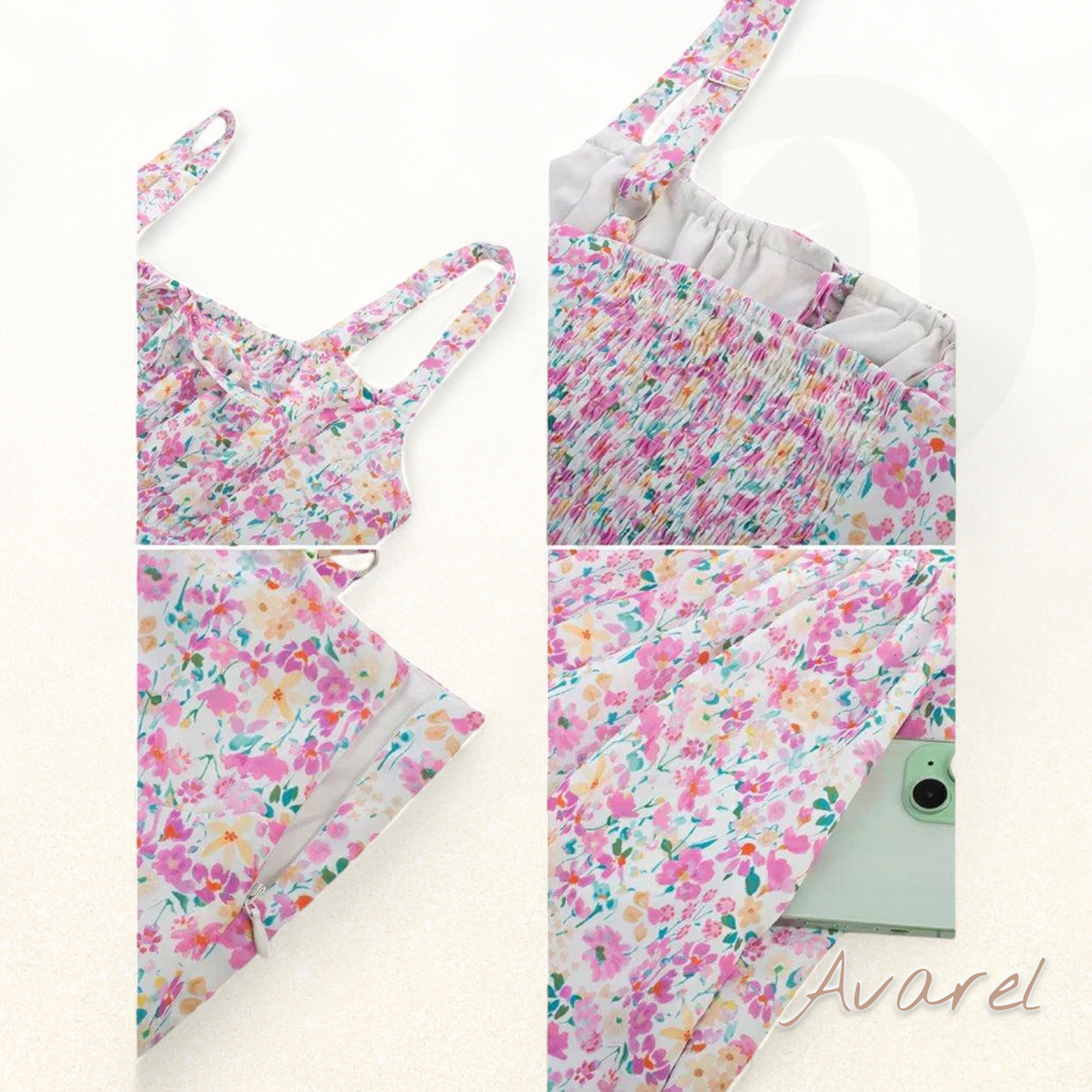 Bequeme und gemütliche Sommerrobe mitpraktischen Taschen