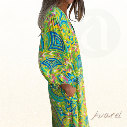 Bohemian Miriam Flowy Kleid – Eleganter Komfort & Müheloser Stil für einen freiheitsliebenden Look