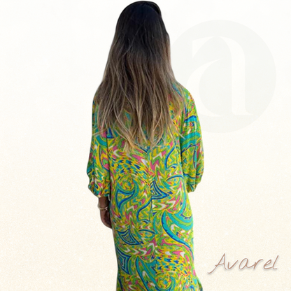 Bohemian Miriam Flowy Kleid – Eleganter Komfort & Müheloser Stil für einen freiheitsliebenden Look