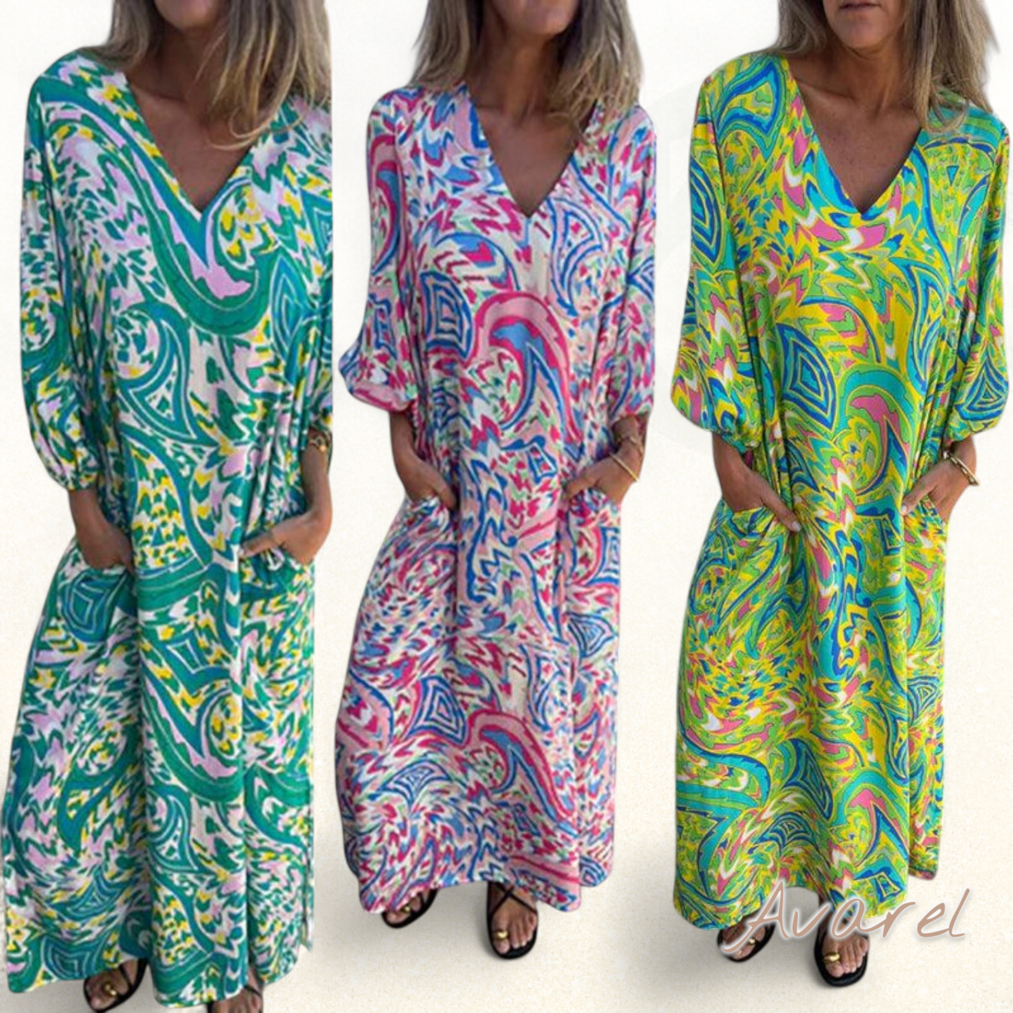 Bohemian Miriam Flowy Kleid – Eleganter Komfort & Müheloser Stil für einen freiheitsliebenden Look