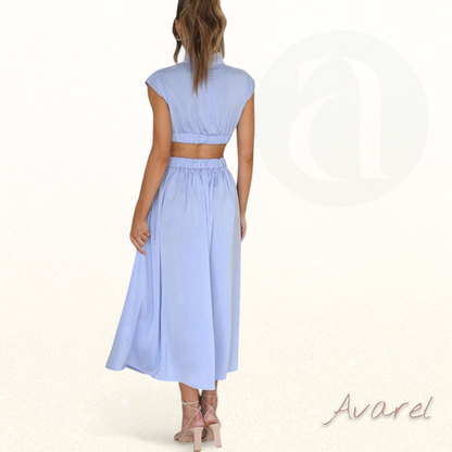 Chic Mini-Sommerkleid mit angeschnittener Taille für einen individuellen und stylischen Look
