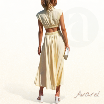 Chic Mini-Sommerkleid mit angeschnittener Taille für einen individuellen und stylischen Look