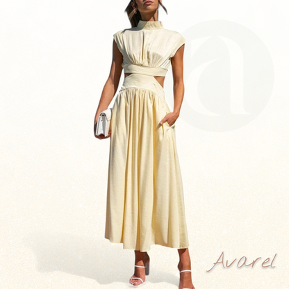 Chic Mini-Sommerkleid mit angeschnittener Taille für einen individuellen und stylischen Look